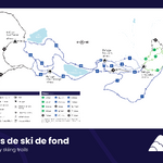 Mont Grand Fonds - Carte de pistes de ski de fonds Preview 1