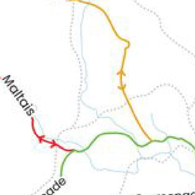 Mont Grand Fonds - Carte sentier de raquette Preview 2