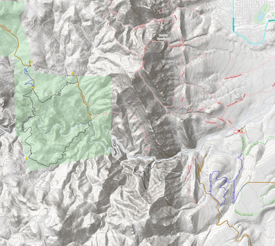 Orbital View, Inc. Boulder Bike Trails digital map