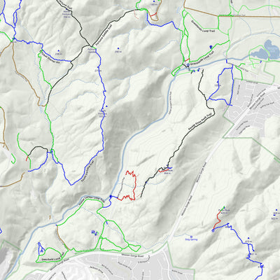 Orbital View, Inc. Los Peñasquitos Canyon - Trail Steepness digital map