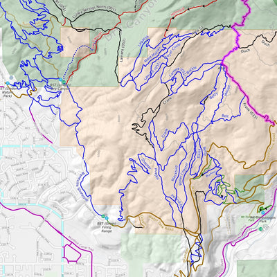 Orbital View, Inc. Utah Valley Hike and Bike Trails digital map