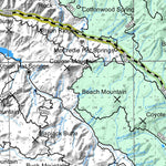 Oregon Department of Fish and Wildlife [119A] West High Cascade - South digital map