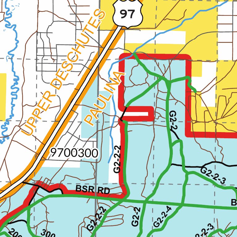 Timbers - Spring Butte Map by Oregon Department of Fish and Wildlife ...