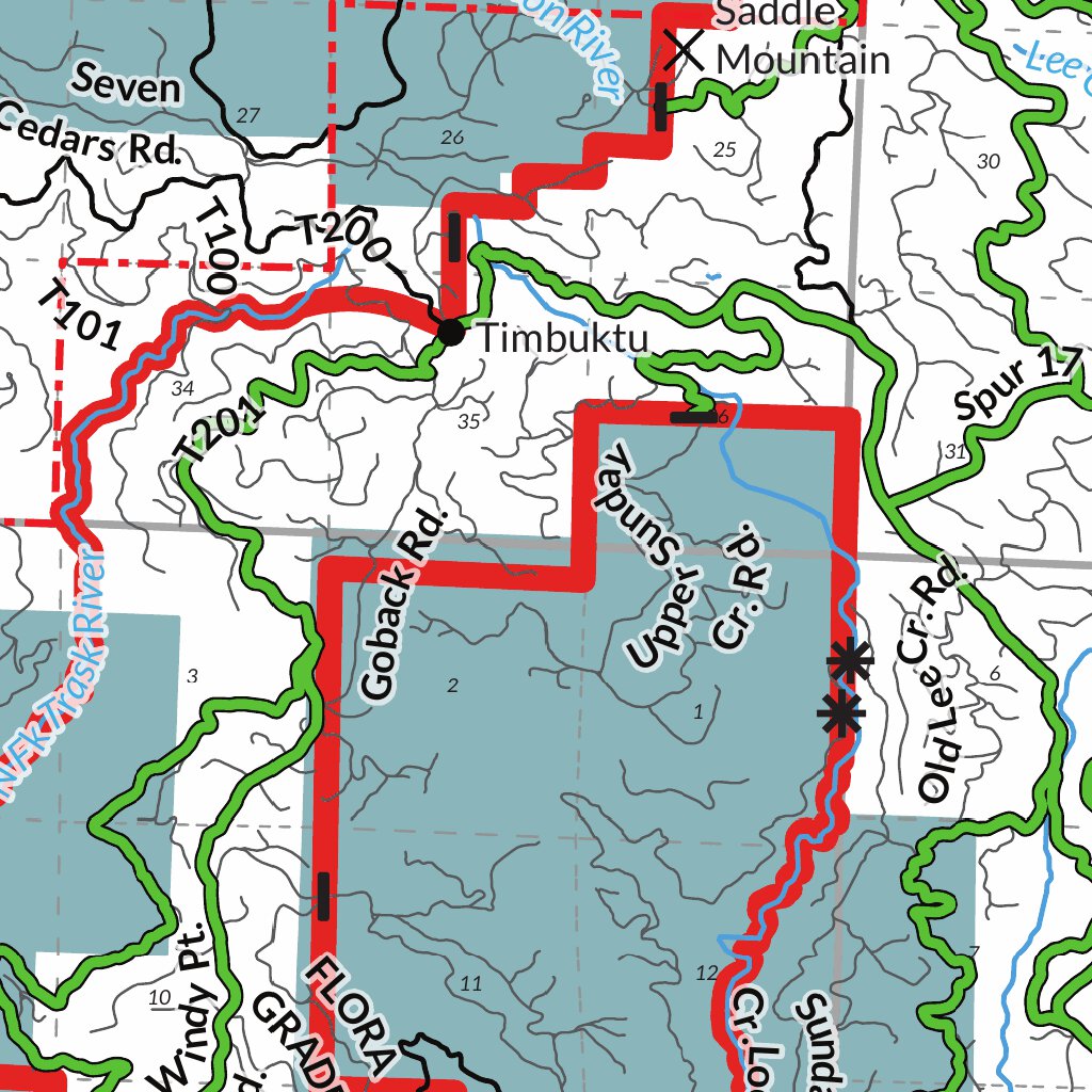 Upper Tualatin - Trask Map by Oregon Department of Fish and Wildlife ...