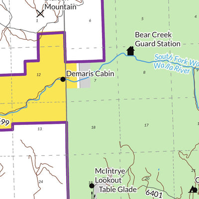 Oregon Department of Fish and Wildlife Walla Walla - Manulife/Green Diamond digital map