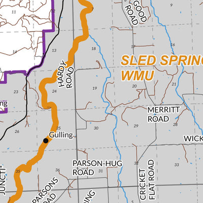 Oregon Department of Fish and Wildlife Wenaha - Manulife/Green Diamond digital map