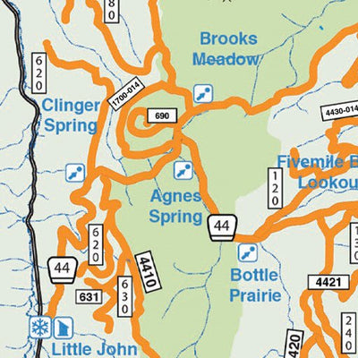 Oregon State Snowmobile Association Mt Hood Columbia Gorge Power Sledders digital map