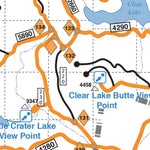 Oregon State Snowmobile Association Mt Hood Snowmobile Club Timothy Lake 2023 digital map