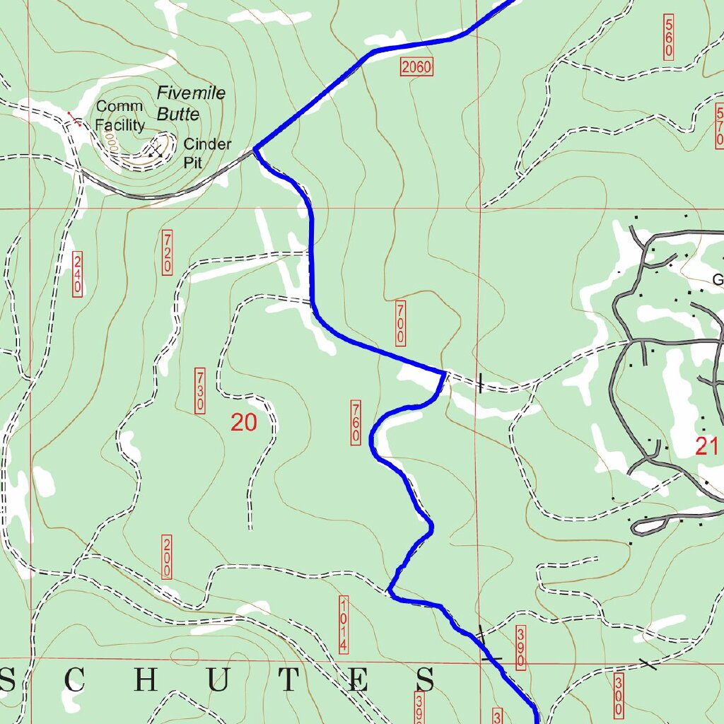 SxS Trails Corbett SnoPark Santiam Pass OR Map by Oregon Overland ...