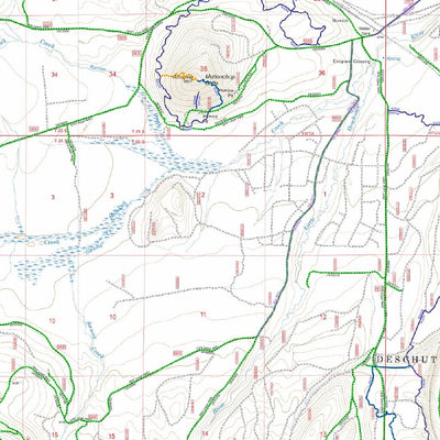 Crescent/Diamond Lake MVUM Quadrant Preview 2