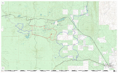 UTV Trail Map Santiam Pass East to Sisters Preview 1