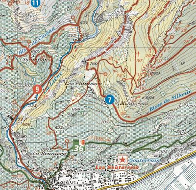 Orell Füssli Kartographie AG Anzère, 1:25‘000, Hiking Map digital map