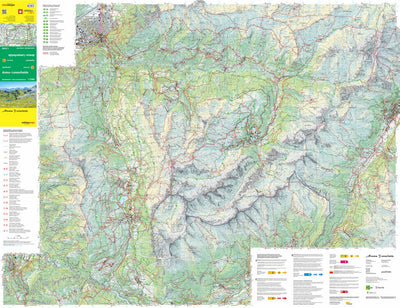 Orell Füssli Kartographie AG Arosa-Lenzerheide, 1:25'000, Hiking Map digital map