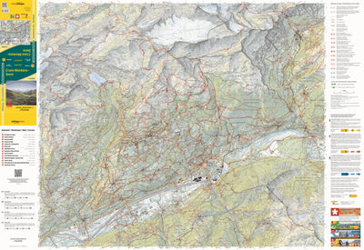 Orell Füssli Kartographie AG Crans-Montana - Sierre, 1:25'000, Hiking Map digital map