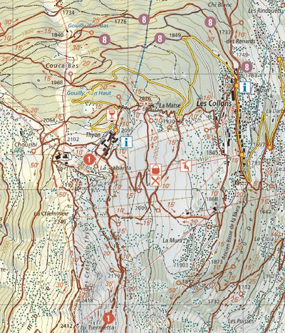 Orell Füssli Kartographie AG Val d'Herens, 1:25'000, Hiking Map bundle