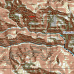 Orientación CABA Cerro Montura. Mendoza 1:50.000 digital map