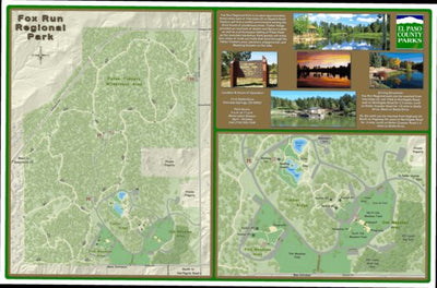 Outdoor Enthusiast Fox Run Regional Park Trail Map digital map