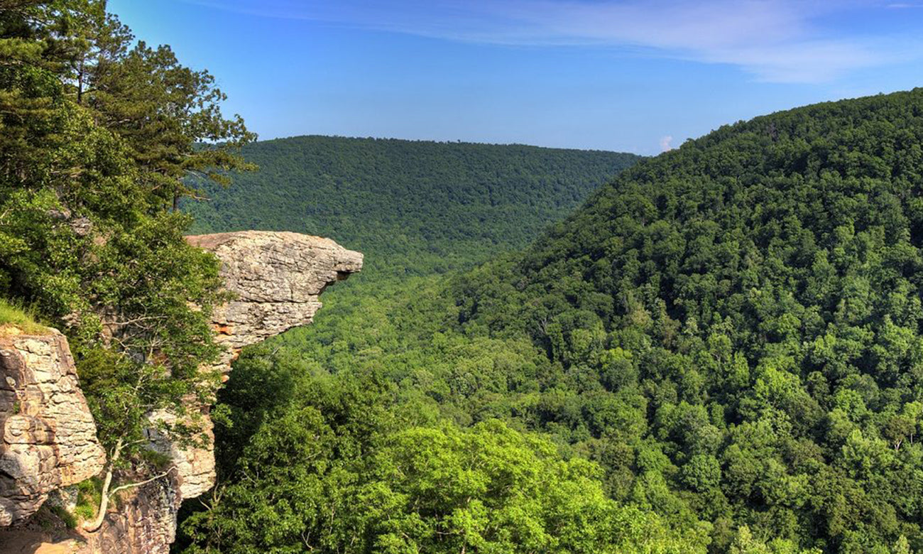 Hawksbill Crag in Ozark National Forest, Arkansas.