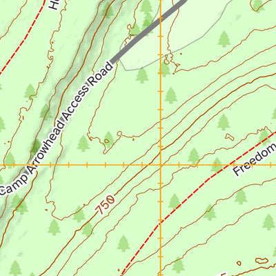 Camp Arrowhead Topo Preview 2