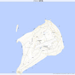 Pacific Spatial Solutions, Inc. 374112 硫黄島（いおうじま Iojima）, 地形図 digital map