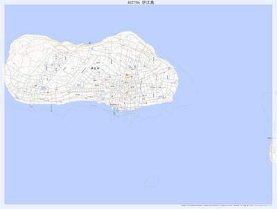 Pacific Spatial Solutions, Inc. 402706 伊江島（いえじま Iejima）, 地形図 digital map