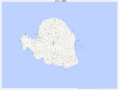 Pacific Spatial Solutions, Inc. 402843 与論島（よろんじま Yoronjima）, 地形図 digital map