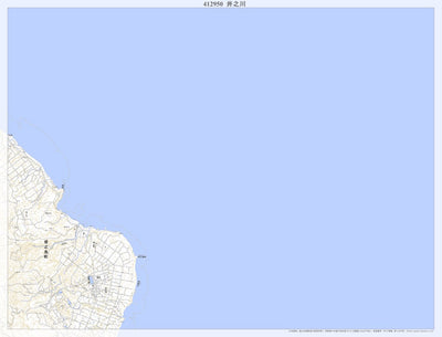 Pacific Spatial Solutions, Inc. 412950 井之川（いのかわ Inokawa）, 地形図 digital map
