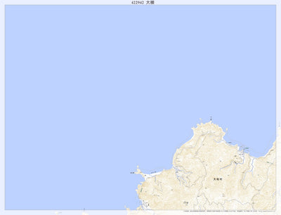 Pacific Spatial Solutions, Inc. 422942 大棚（おおだな Odana）, 地形図 digital map