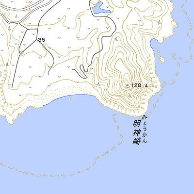 Pacific Spatial Solutions, Inc. 422945 赤尾木（あかおぎ Akaogi）, 地形図 digital map