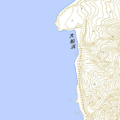 Pacific Spatial Solutions, Inc. 442935 諏訪之瀬島（すわのせじま Suwanosejima）, 地形図 digital map