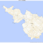 Pacific Spatial Solutions, Inc. 453051 口永良部島（くちのえらぶじま Kuchinoerabujima）, 地形図 digital map