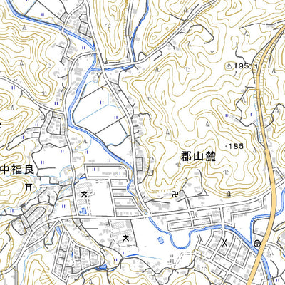 Pacific Spatial Solutions, Inc. 473043 薩摩郡山 （さつまこおりやま Satsumakoriyama）, 地形図 digital map