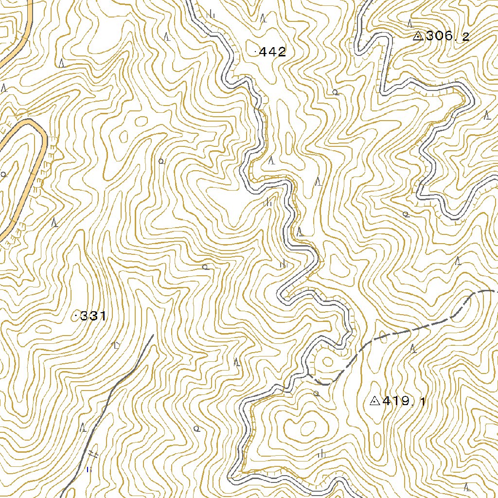 473073 湯田 （ゆだ Yuda）, 地形図 Map by Pacific Spatial Solutions, Inc ...