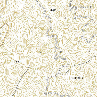 Pacific Spatial Solutions, Inc. 473073 湯田 （ゆだ Yuda）, 地形図 digital map