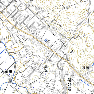 Pacific Spatial Solutions, Inc. 473160 高崎新田 （たかさきしんでん Takasakishinden）, 地形図 digital map