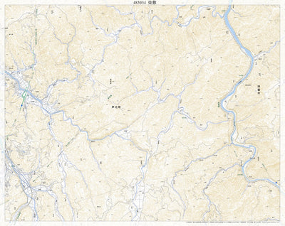 Pacific Spatial Solutions, Inc. 483034 佐敷（さしき Sashiki）, 地形図 digital map