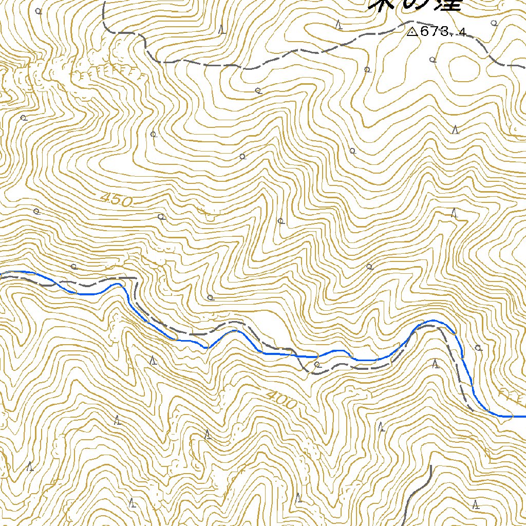 483045 中津道（なかつみち Nakatsumichi）, 地形図 Map By Pacific Spatial Solutions 