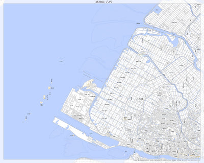 Pacific Spatial Solutions, Inc. 483064 八代（やつしろ Yatsushiro）, 地形図 digital map
