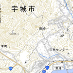 Pacific Spatial Solutions, Inc. 483073 三角（みすみ Misumi）, 地形図 digital map