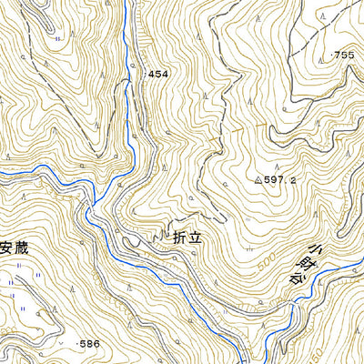 Pacific Spatial Solutions, Inc. 483152 清水岳 （しみずだけ Shimizudake）, 地形図 digital map