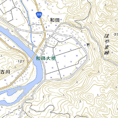 Pacific Spatial Solutions, Inc. 483153 田代 （たしろ Tashiro）, 地形図 digital map