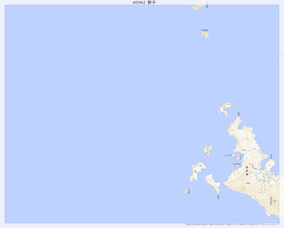 Pacific Spatial Solutions, Inc. 492962 野子 （のこ Noko）, 地形図 digital map