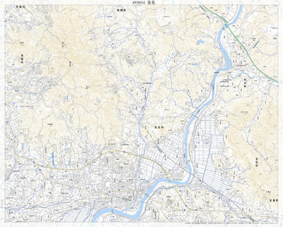 Pacific Spatial Solutions, Inc. 493034 玉名（たまな Tamana）, 地形図 digital map
