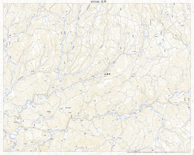Pacific Spatial Solutions, Inc. 493100 大平 （おおひら Ohira）, 地形図 digital map