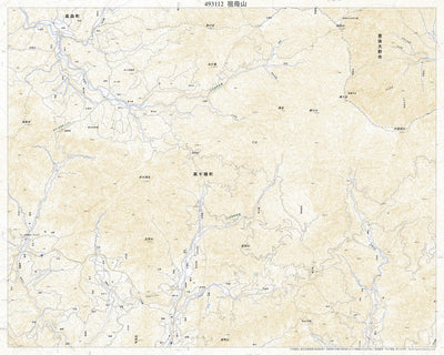 Pacific Spatial Solutions, Inc. 493112 祖母山 （そぼさん Sobosan）, 地形図 digital map