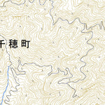 Pacific Spatial Solutions, Inc. 493112 祖母山 （そぼさん Sobosan）, 地形図 digital map