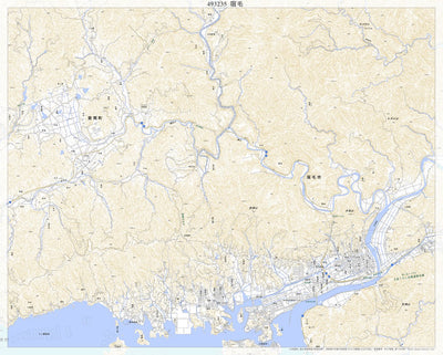 Pacific Spatial Solutions, Inc. 493235 宿毛 （すくも Sukumo）, 地形図 digital map