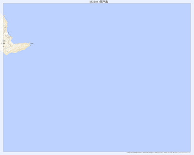 Pacific Spatial Solutions, Inc. 493240 保戸島 （ほとじま Hotojima）, 地形図 digital map