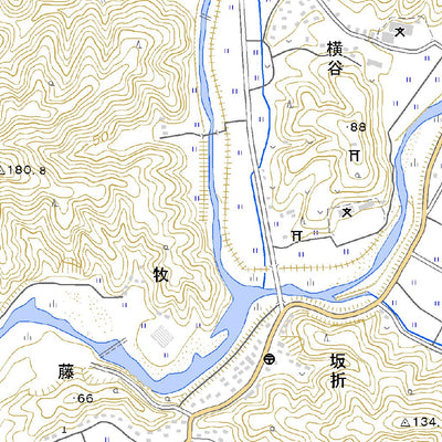 Pacific Spatial Solutions, Inc. 493247 蕨岡 （わらびおか Warabioka）, 地形図 digital map