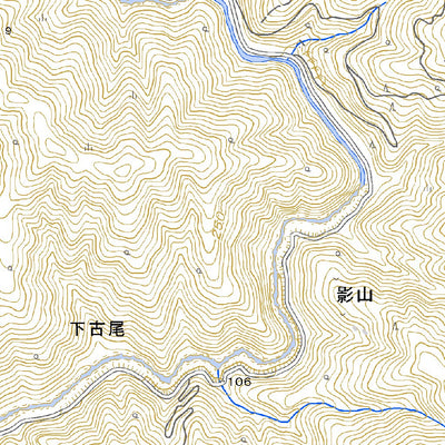 Pacific Spatial Solutions, Inc. 493257 大用 （おおゆう Oyu）, 地形図 digital map